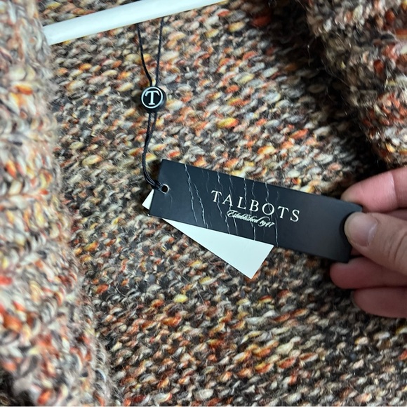 SOLD!! Talbots women’s NWT Open front Cardigan wool, alpaca blend size medium - Picture 4 of 10